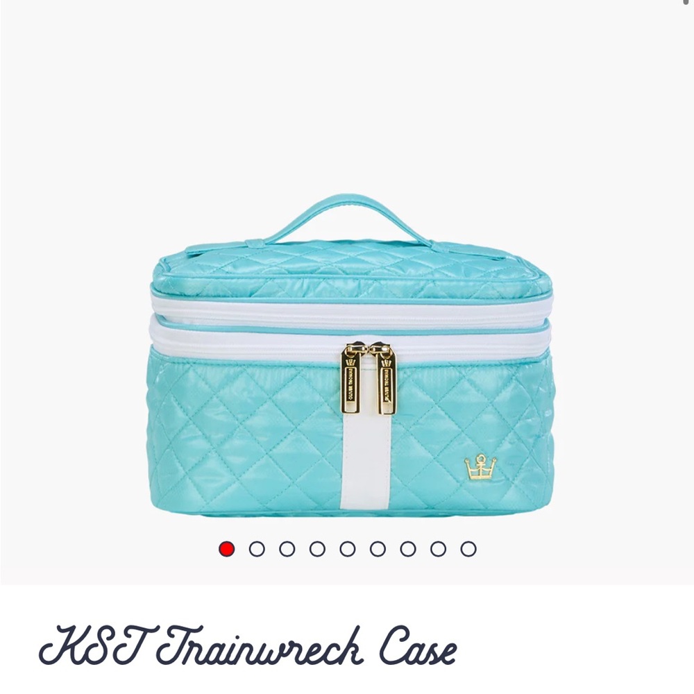 Oliver Thomas Aqua Quilted Bag
